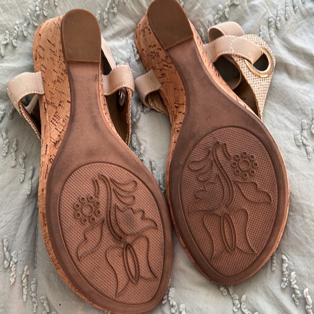 White mountain wedge sandals - Picture 2 of 5